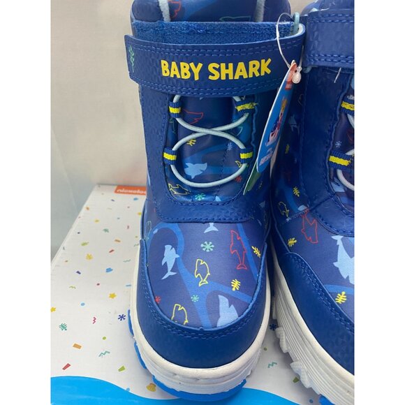 Nickelodeon Boy's Baby Shark Sz 11 Insulated Snow Boots (Toddler/Little Kid) NIB - Picture 5 of 7